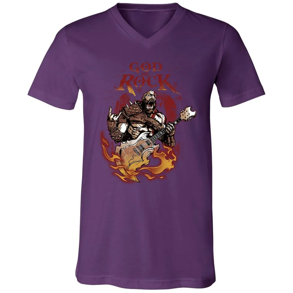 Unisex V-Neck T-Shirt - SBX6R4FP - Team Purple - 9