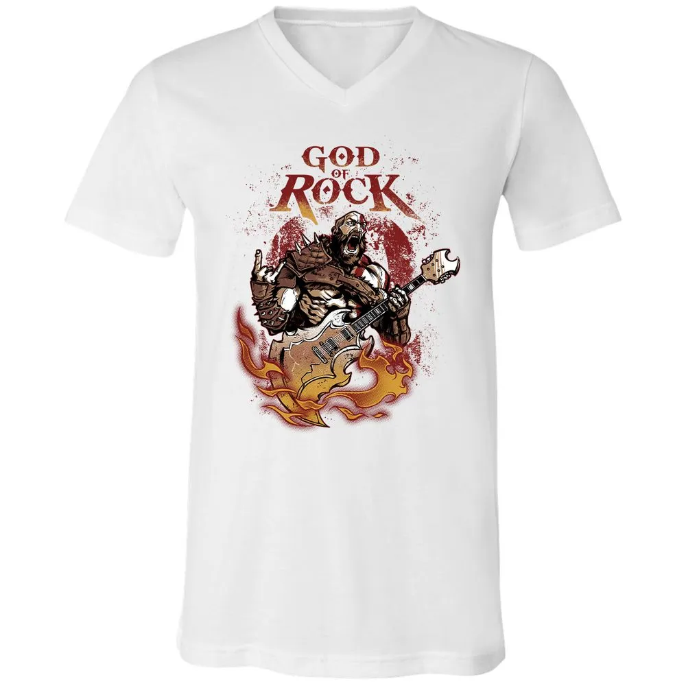 Unisex V-Neck T-Shirt - SBX6R4FP - White - 5