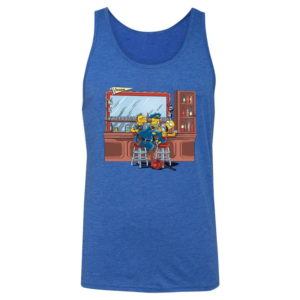 Unisex Jersey Tank - H41D7AGV - True Royal Triblend - 12