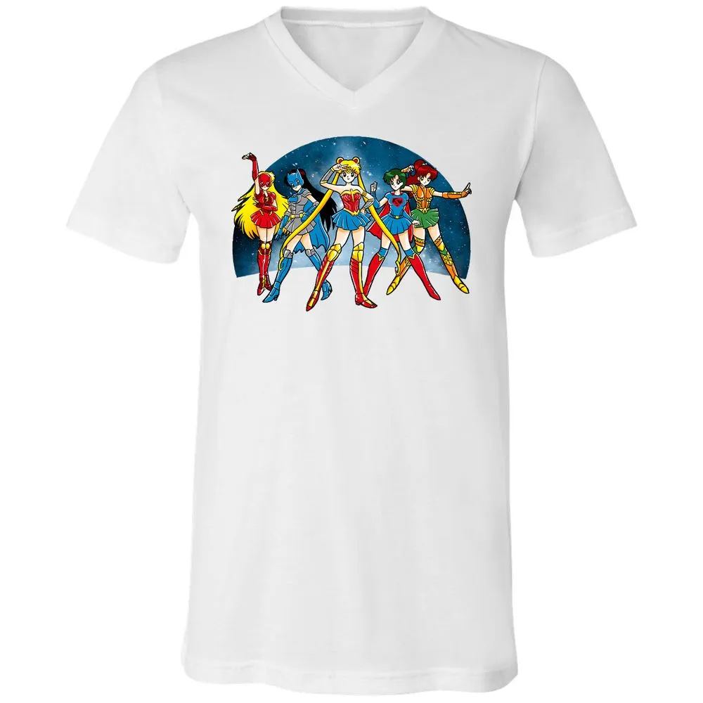 Unisex V-Neck T-Shirt - GTLCLLY7 - White - 5