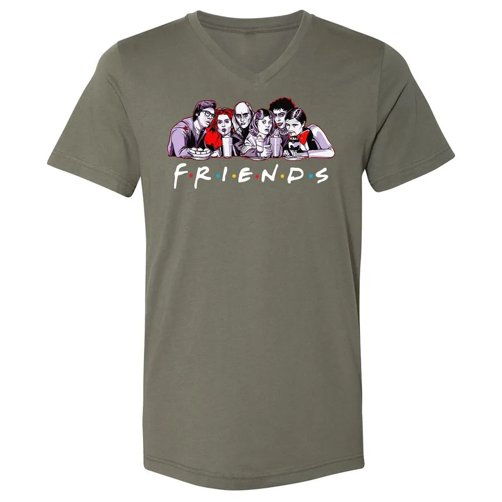 Unisex V-Neck T-Shirt - 3MB9EX6V - Military Green - 10