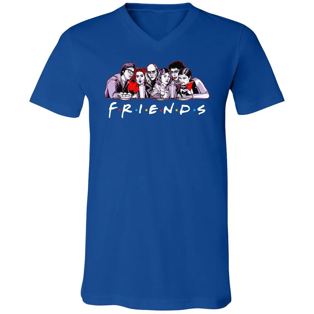 Unisex V-Neck T-Shirt - 3MB9EX6V - True Royal - 4