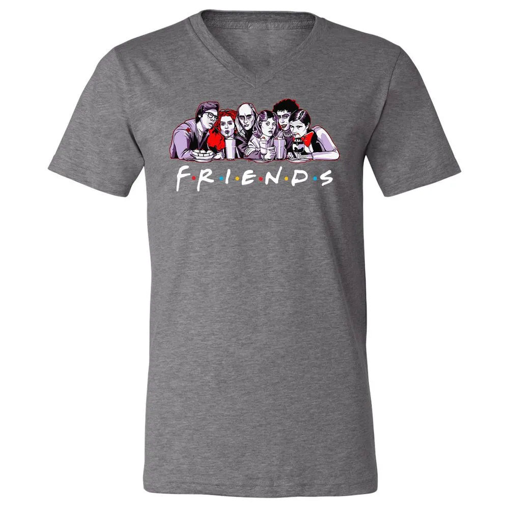 Unisex V-Neck T-Shirt - 3MB9EX6V - Deep Heather - 13