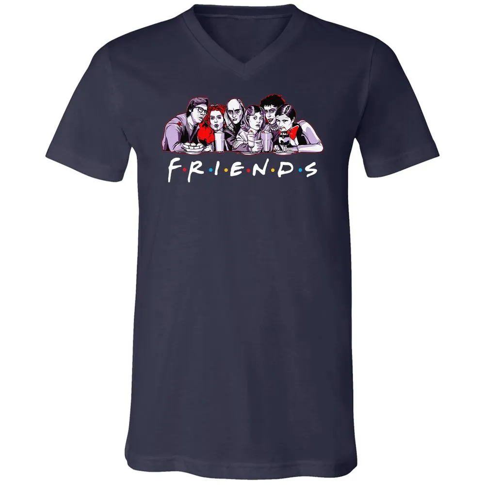 Unisex V-Neck T-Shirt - 3MB9EX6V - Navy - 2