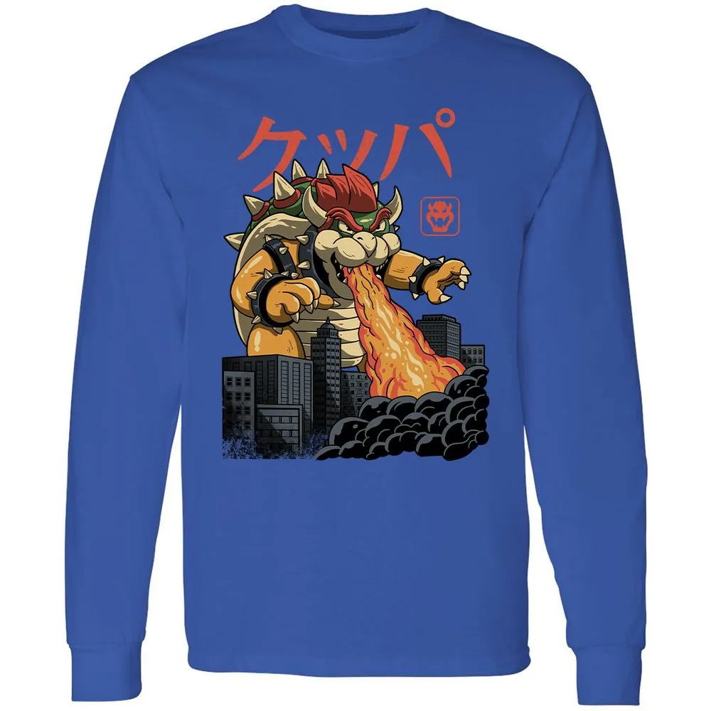 Long Sleeve T-Shirt - 99H2RZV3 - Royal - 8