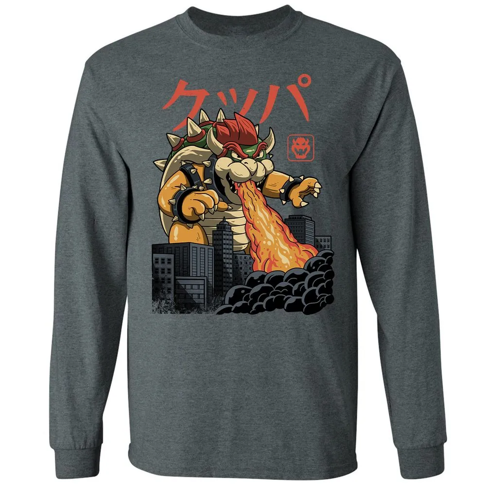Long Sleeve T-Shirt - 99H2RZV3 - Dark Heather - 15