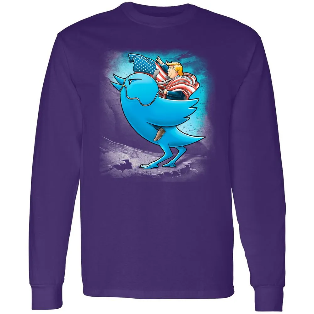 Long Sleeve T-Shirt - ZCC77V8Y - Purple - 13
