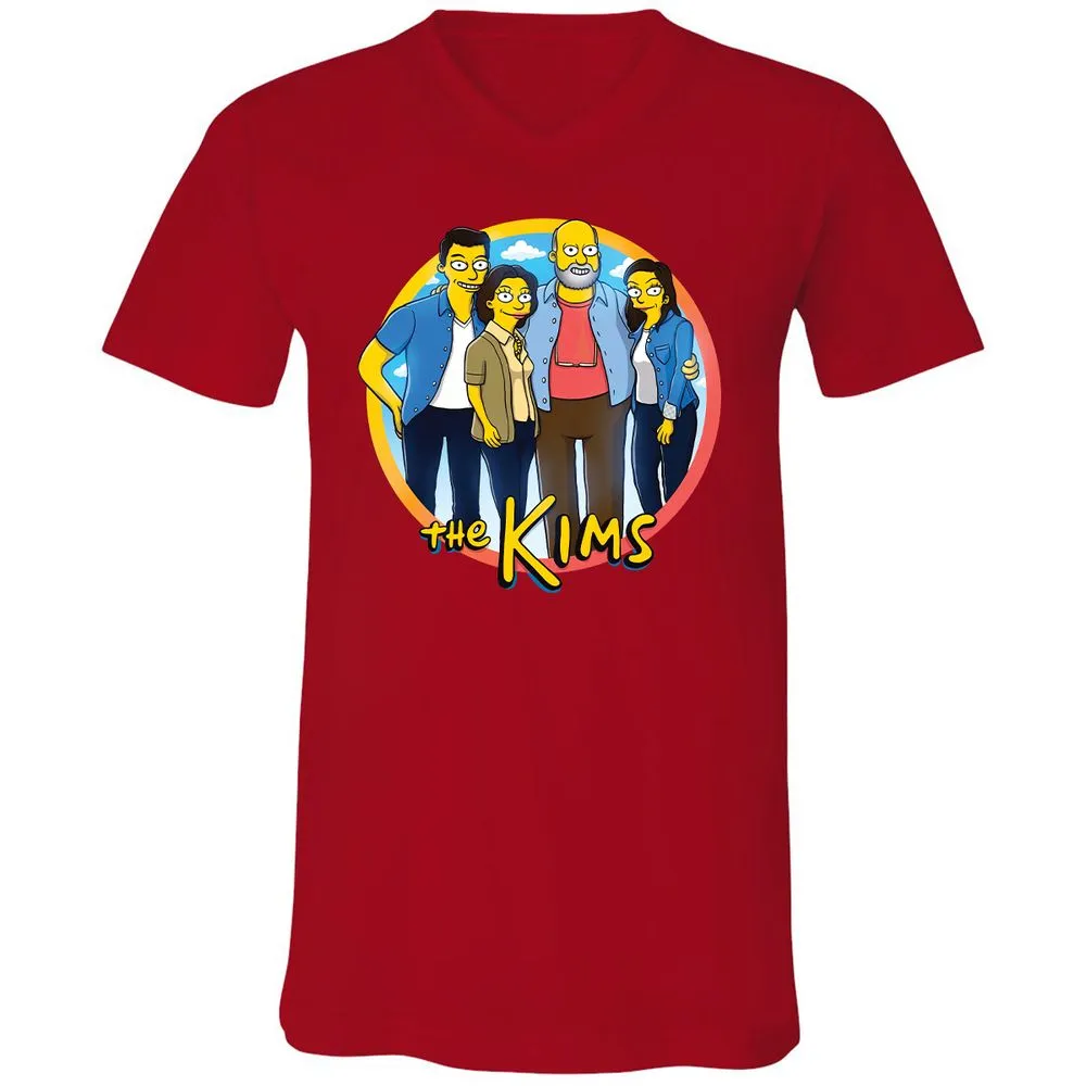 Unisex V-Neck T-Shirt - LK1MAGU7 - Red - 3
