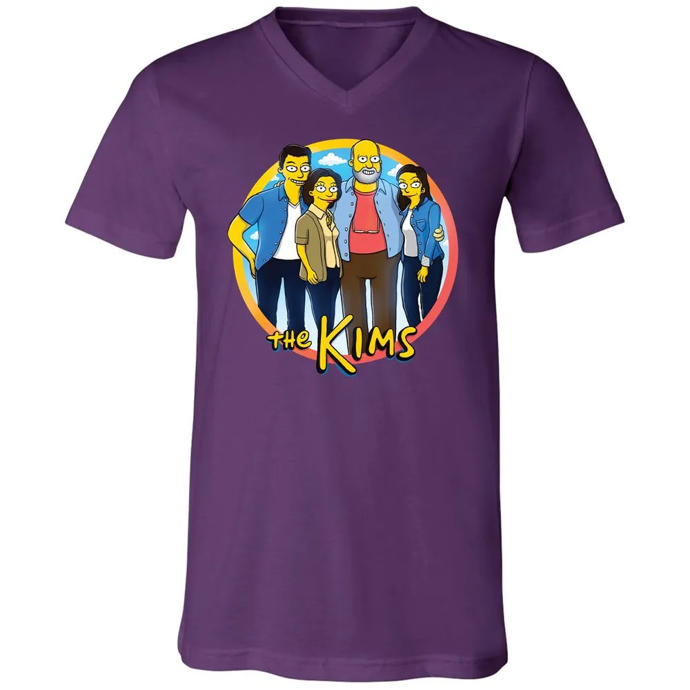 Unisex V-Neck T-Shirt - LK1MAGU7 - Team Purple - 9