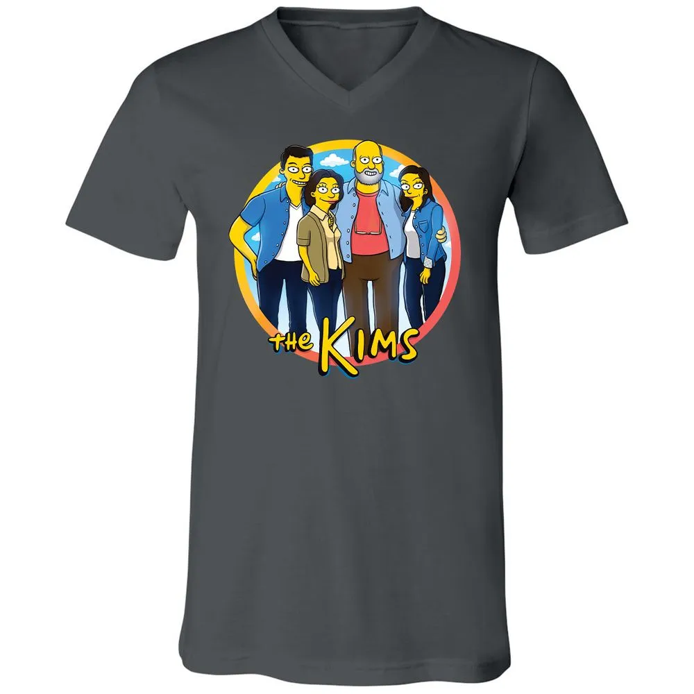 Unisex V-Neck T-Shirt - LK1MAGU7 - Asphalt - 12