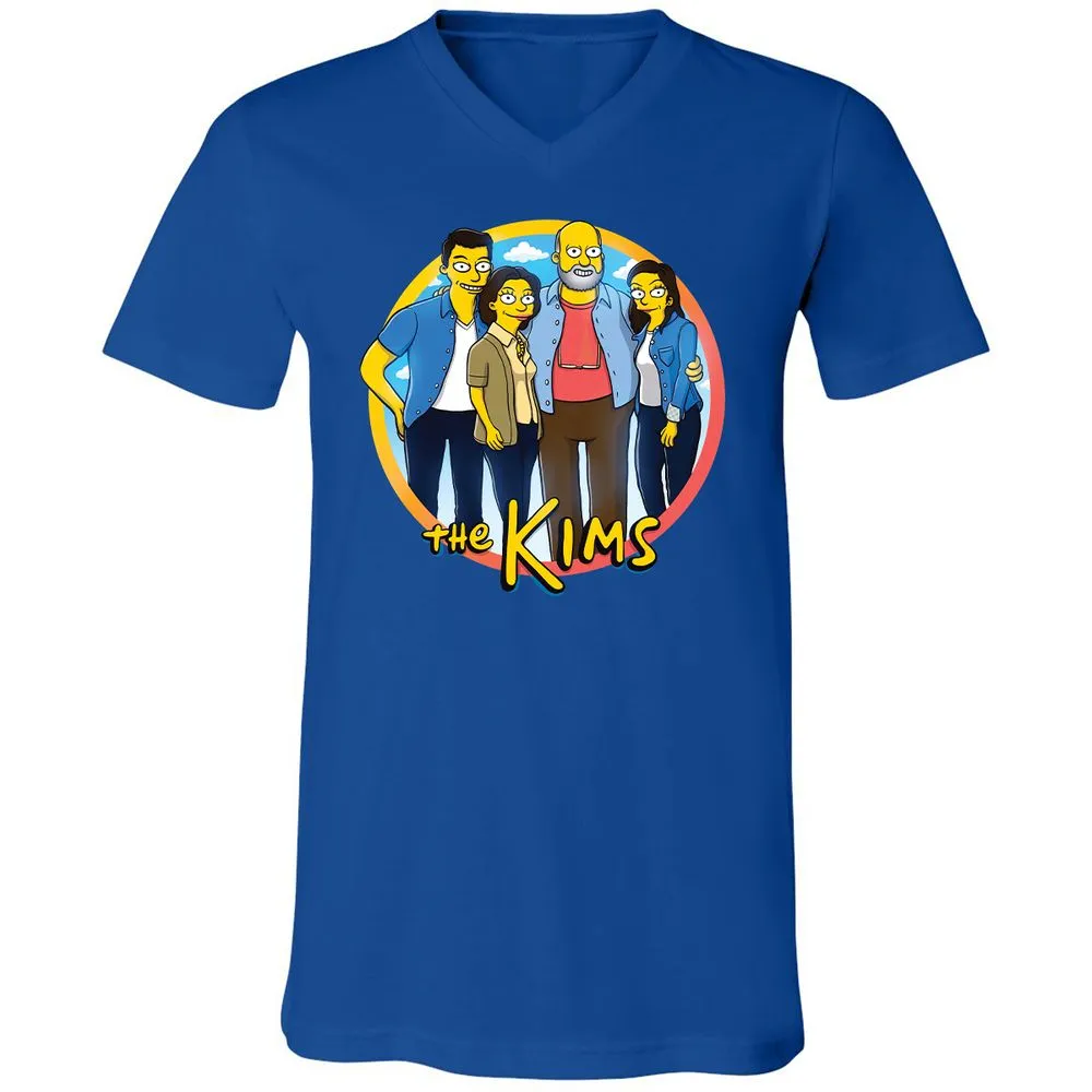 Unisex V-Neck T-Shirt - LK1MAGU7 - True Royal - 4