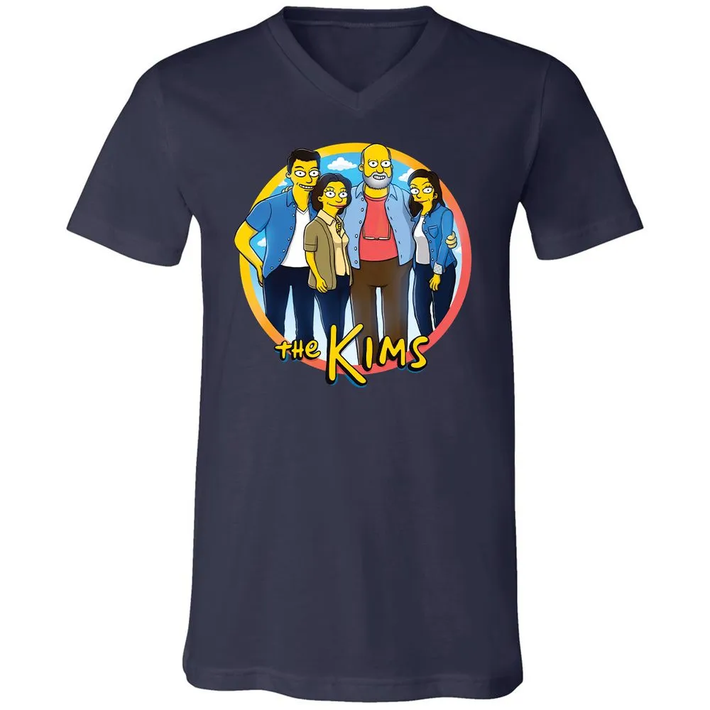 Unisex V-Neck T-Shirt - LK1MAGU7 - Navy - 2