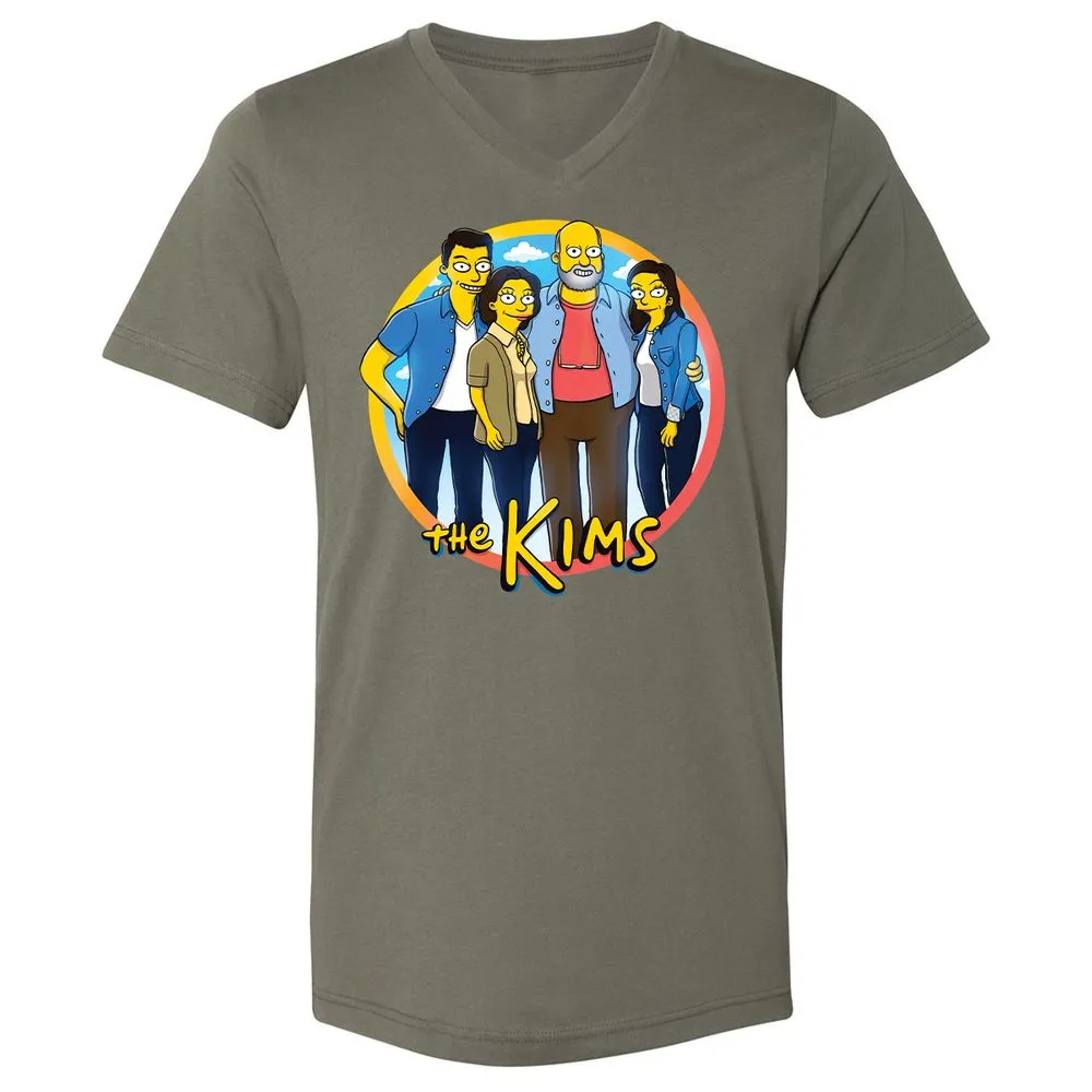 Unisex V-Neck T-Shirt - LK1MAGU7 - Military Green - 10