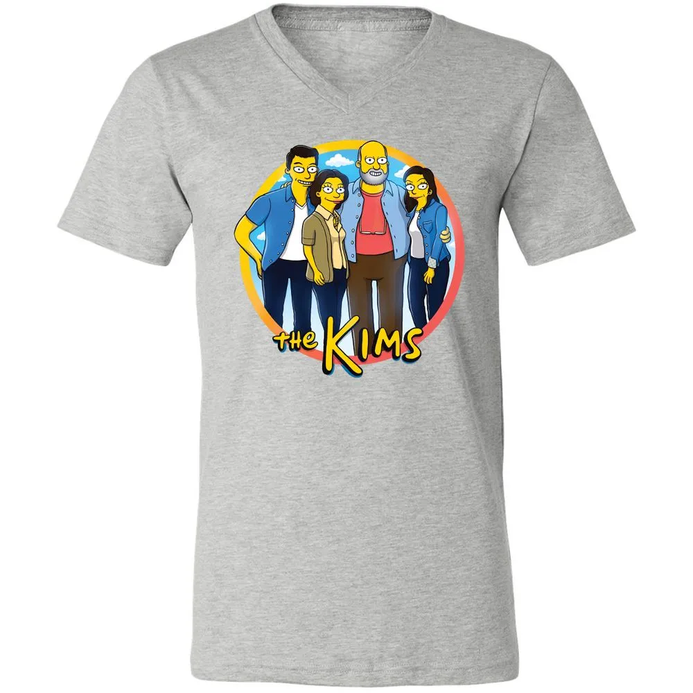 Unisex V-Neck T-Shirt - LK1MAGU7 - Athletic Heather - 7