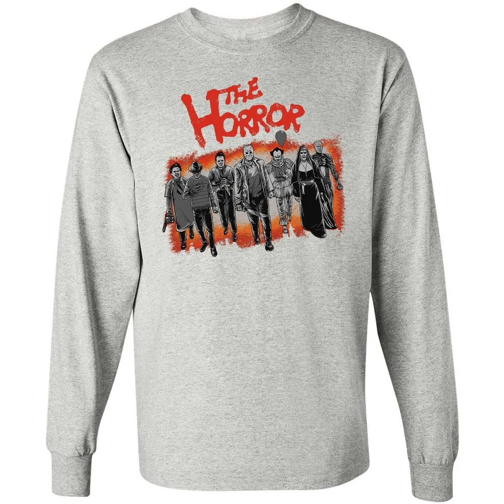 Long Sleeve T-Shirt - 9U6UHVUP - Ash - 7