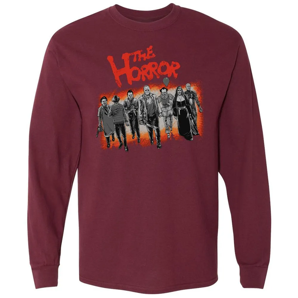 Long Sleeve T-Shirt - 9U6UHVUP - Maroon - 11