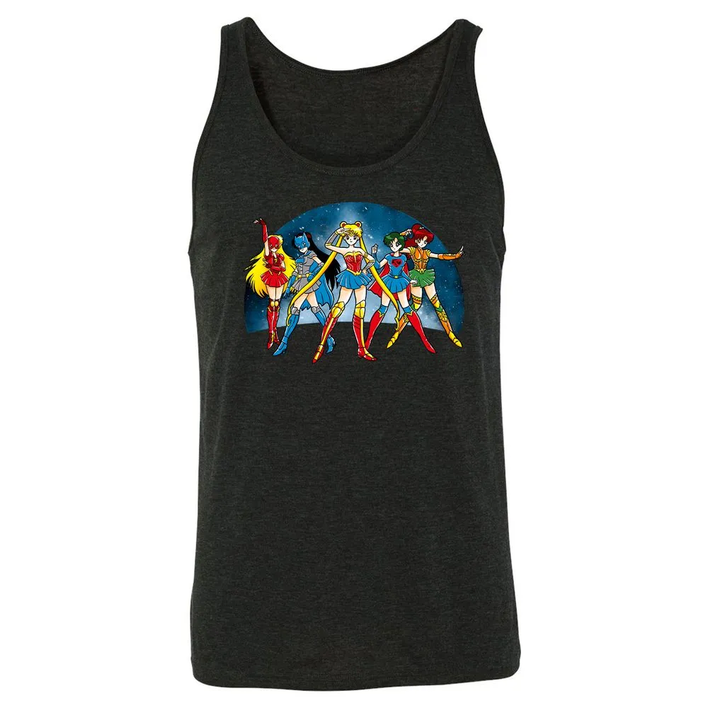 Unisex Jersey Tank - B2GNLHF8 - Charcoal Black Triblend - 5