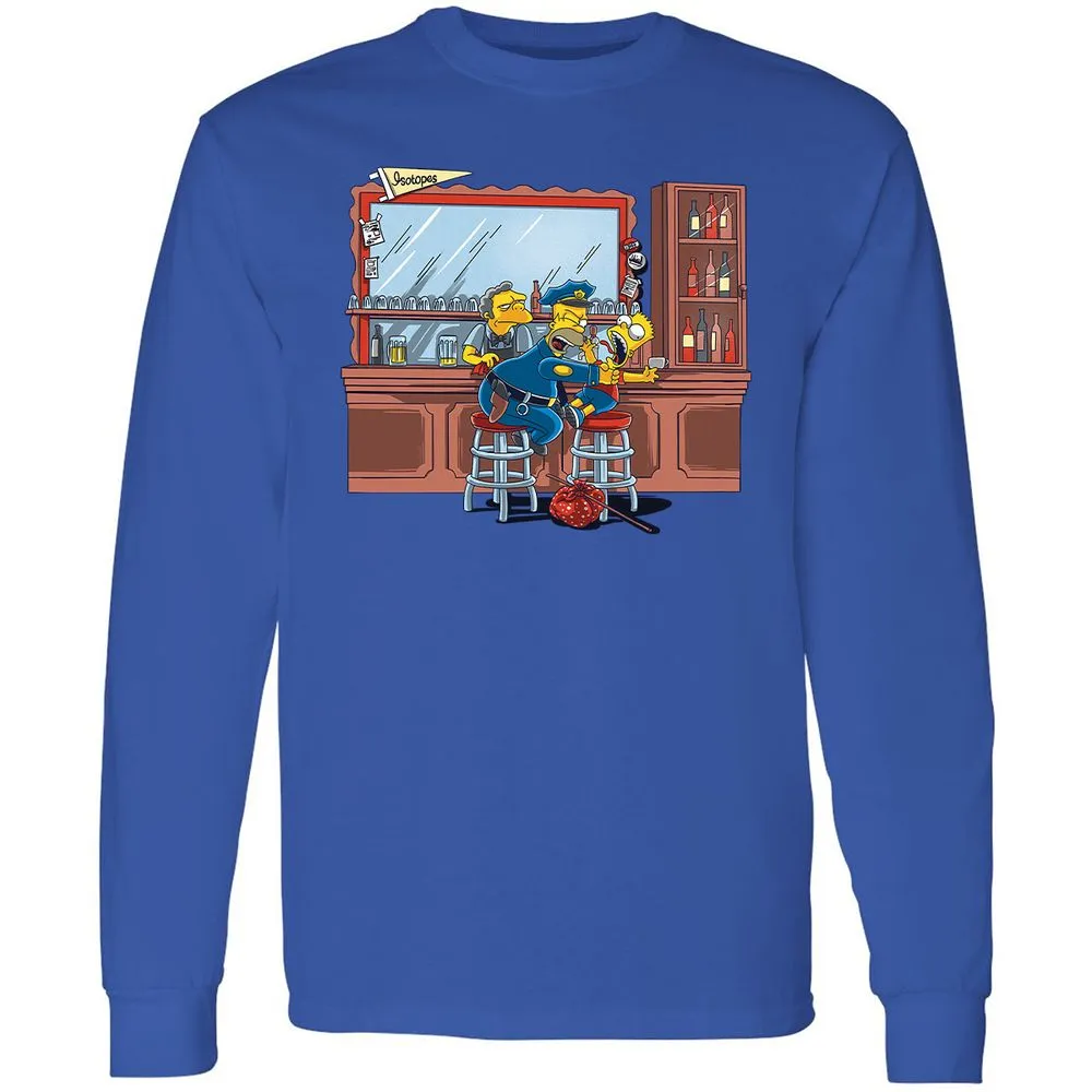 Long Sleeve T-Shirt - WBJJYXPA - Royal - 8