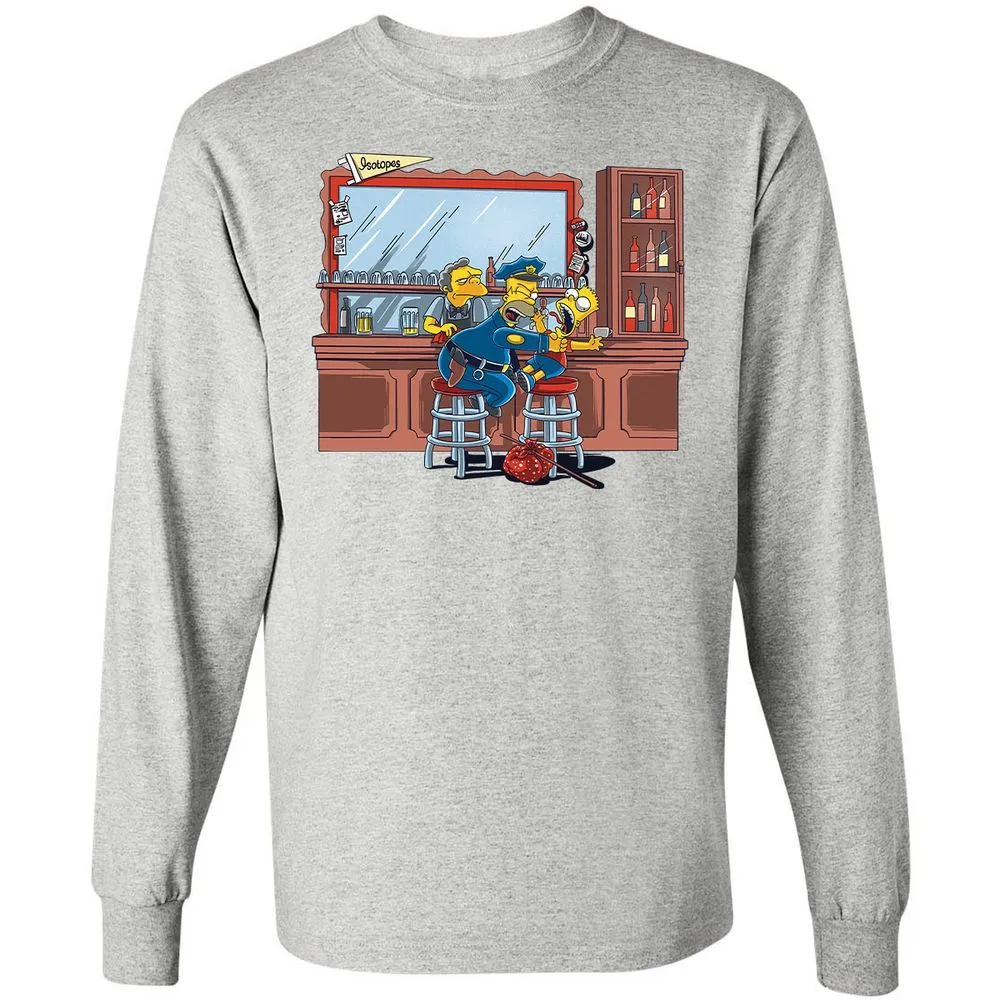 Long Sleeve T-Shirt - WBJJYXPA - Ash - 7