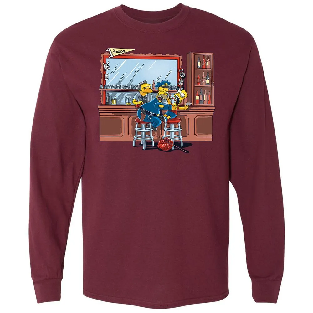 Long Sleeve T-Shirt - WBJJYXPA - Maroon - 11