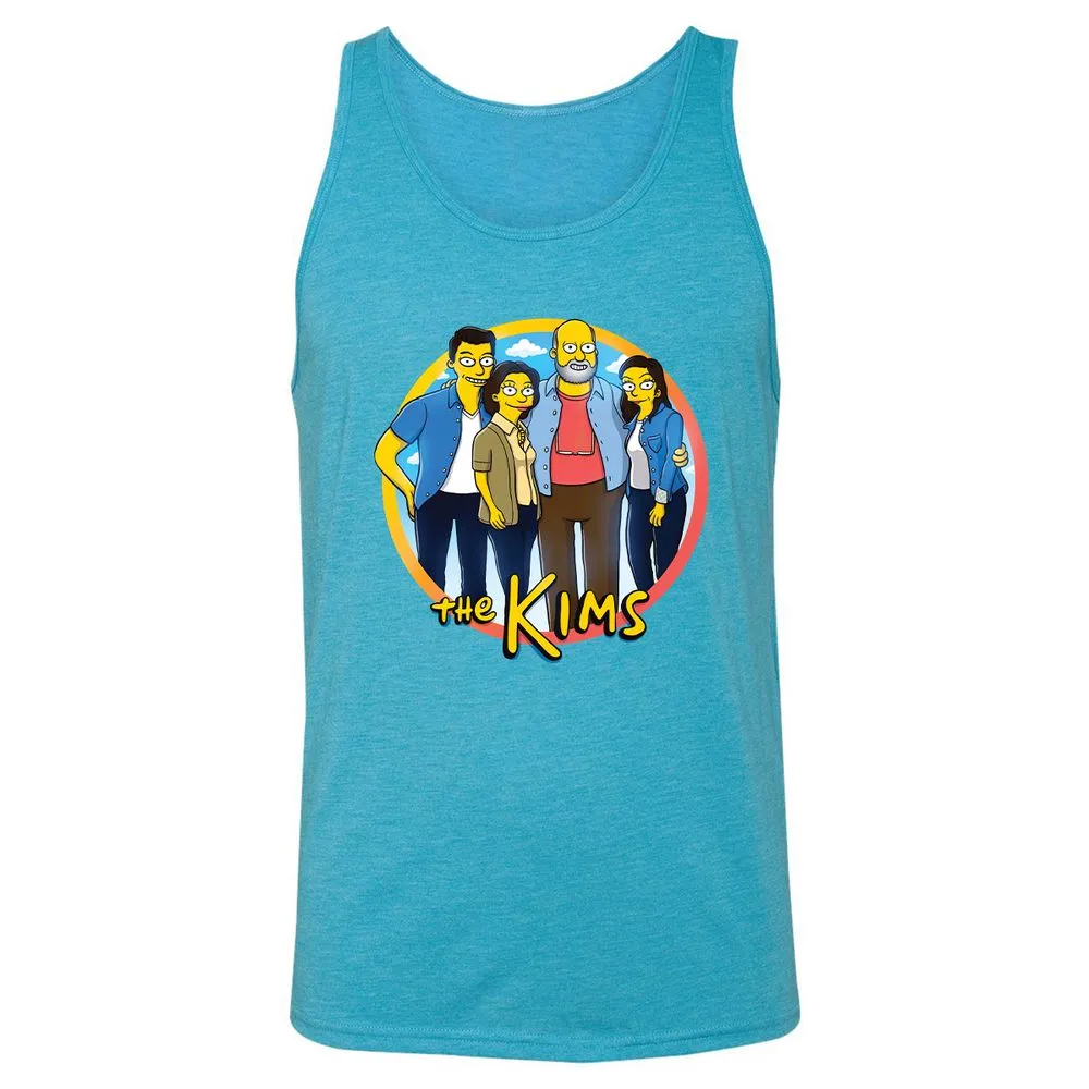 Unisex Jersey Tank - HL553WCN - Aqua Triblend - 3