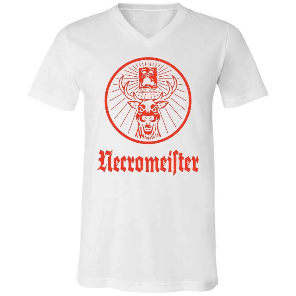 Unisex V-Neck T-Shirt - TVZFM4XH - White - 5