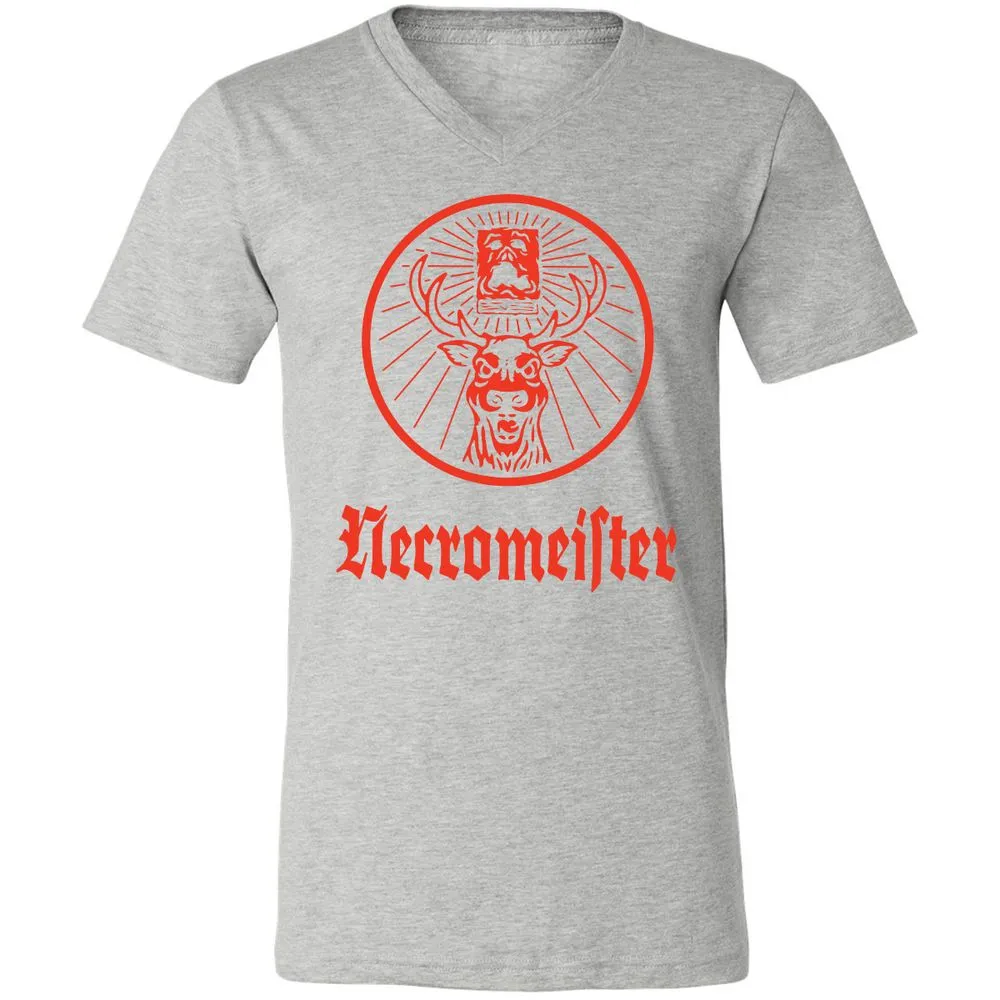 Unisex V-Neck T-Shirt - TVZFM4XH - Athletic Heather - 7