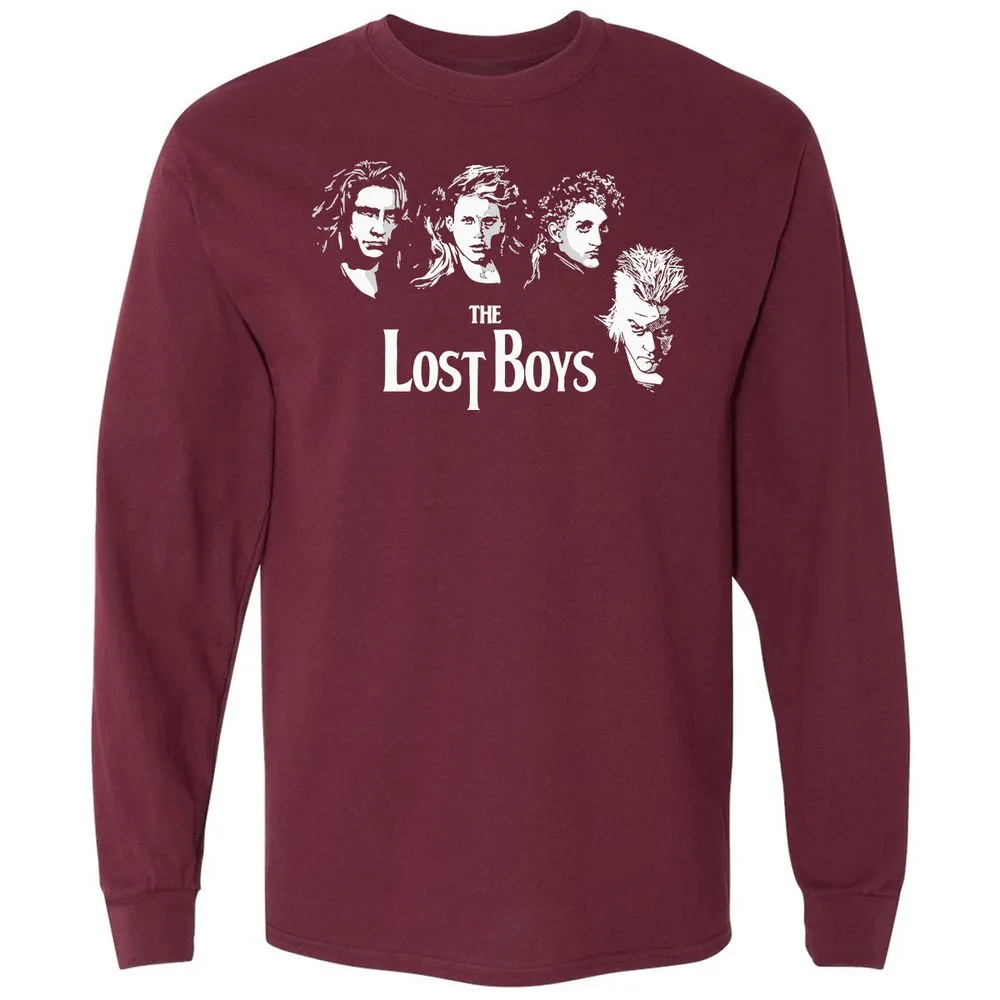 Long Sleeve T-Shirt - HHXC3T52 - Maroon - 11