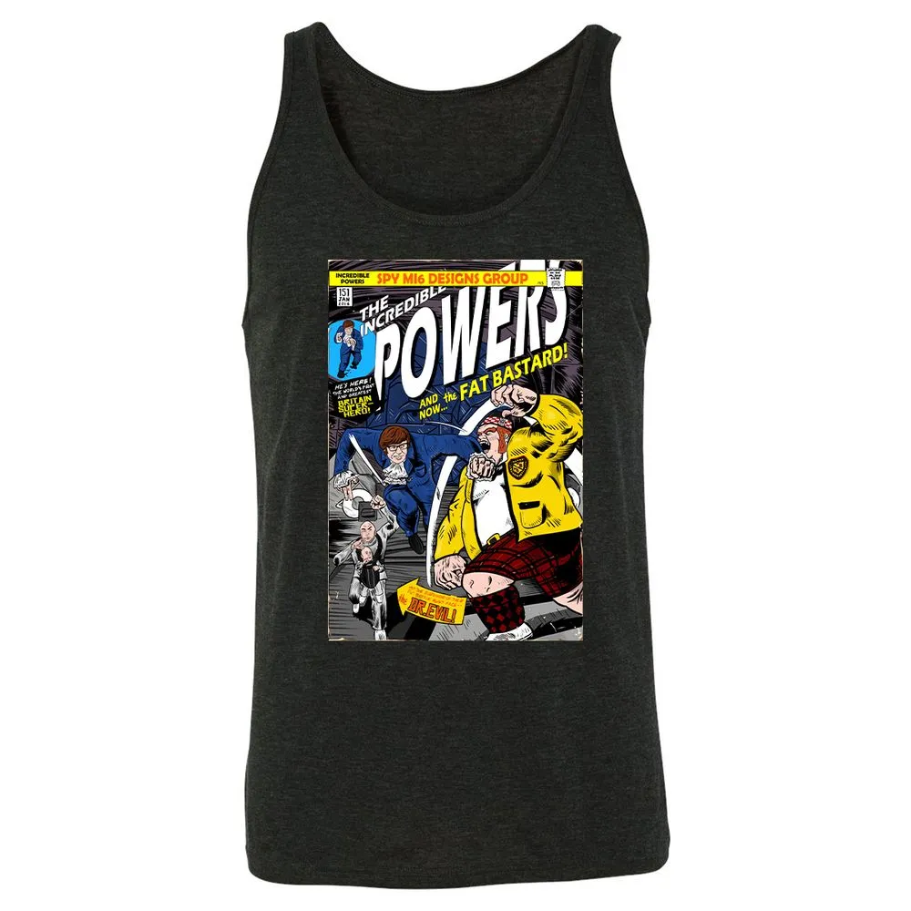 Unisex Jersey Tank - EMEV4FAX - Charcoal Black Triblend - 5