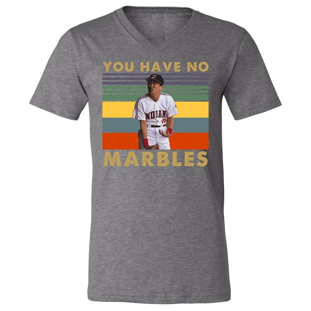 Unisex V-Neck T-Shirt - T4UJA8MQ - Deep Heather - 13