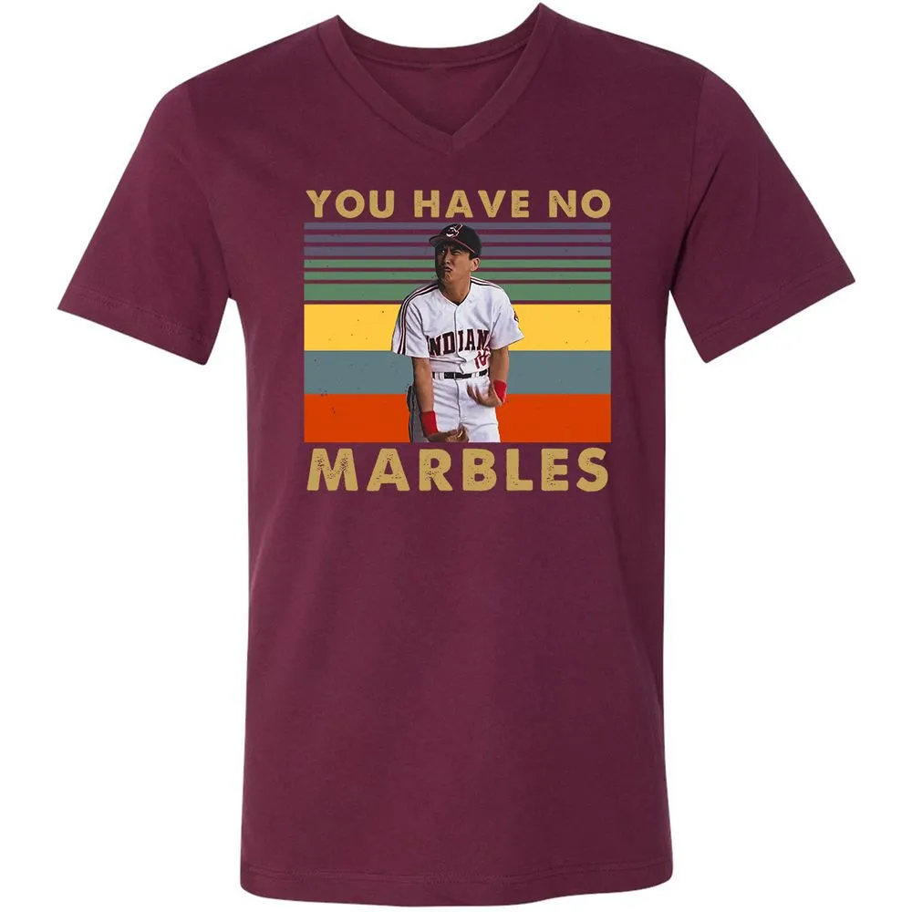 Unisex V-Neck T-Shirt - T4UJA8MQ - Maroon - 6