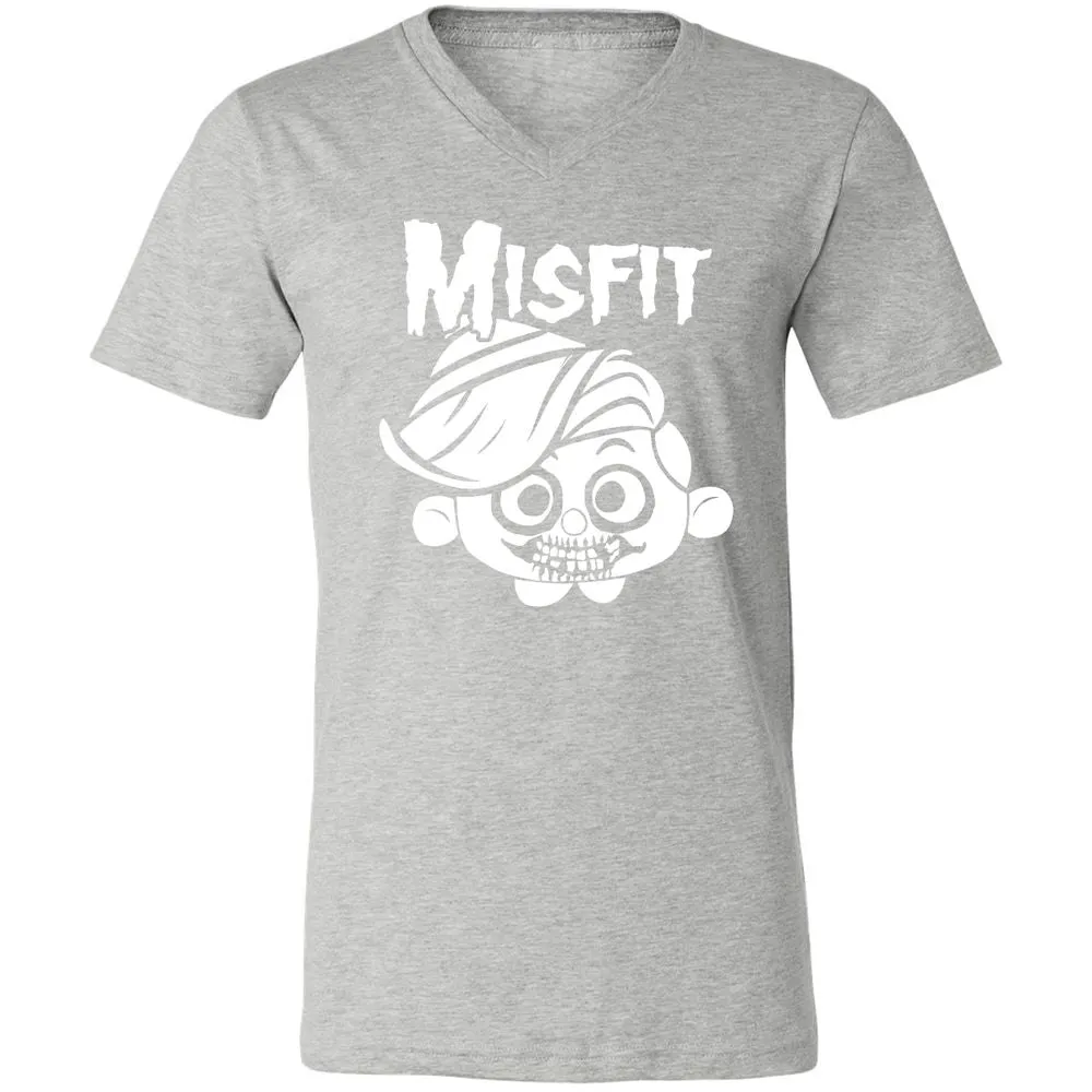 Unisex V-Neck T-Shirt - C7N4TVS4 - Athletic Heather - 7