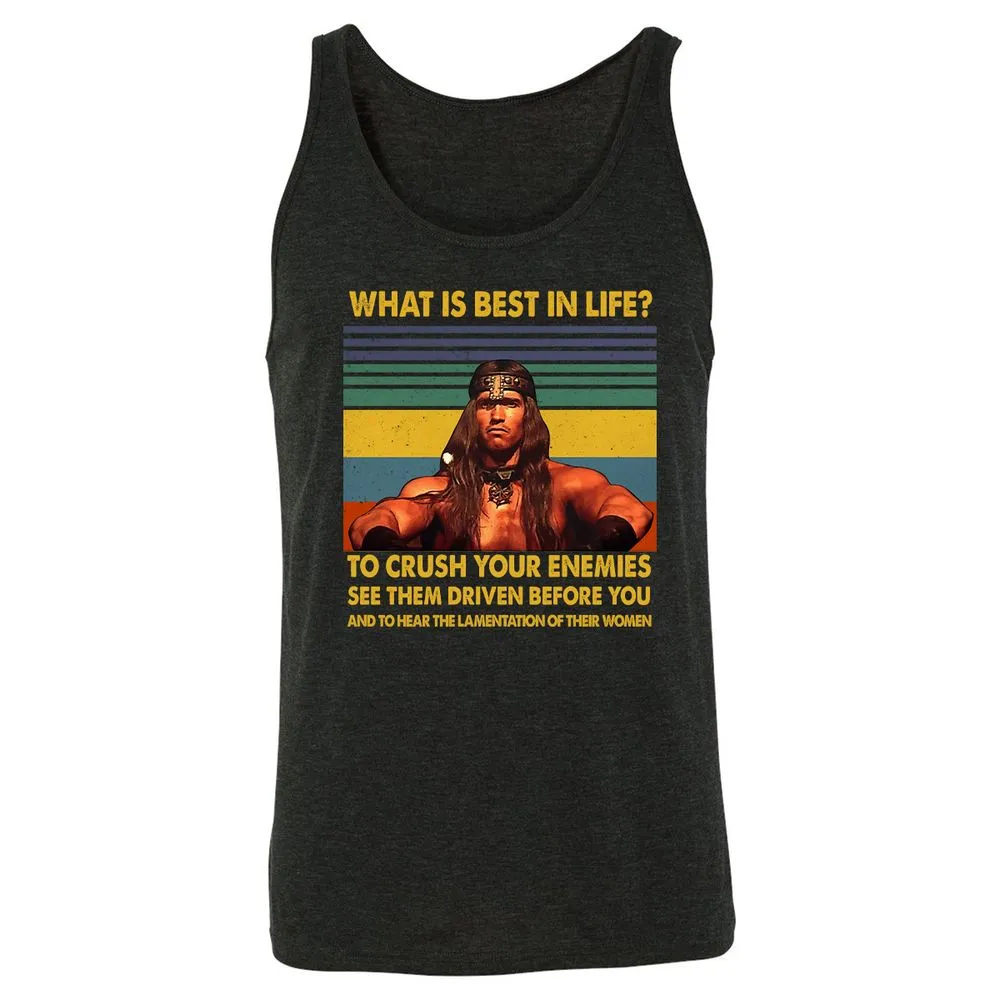 Unisex Jersey Tank - D4KB4YDR - Charcoal Black Triblend - 5