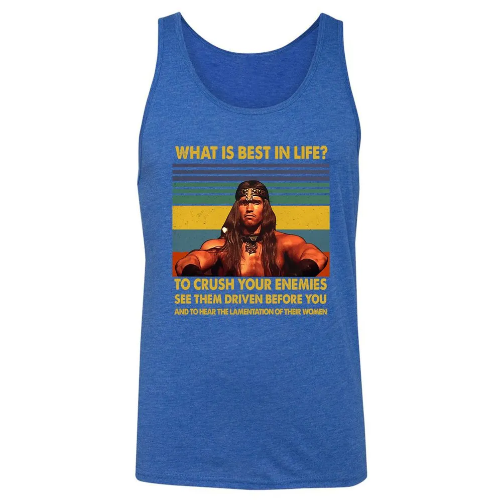 Unisex Jersey Tank - D4KB4YDR - True Royal Triblend - 12