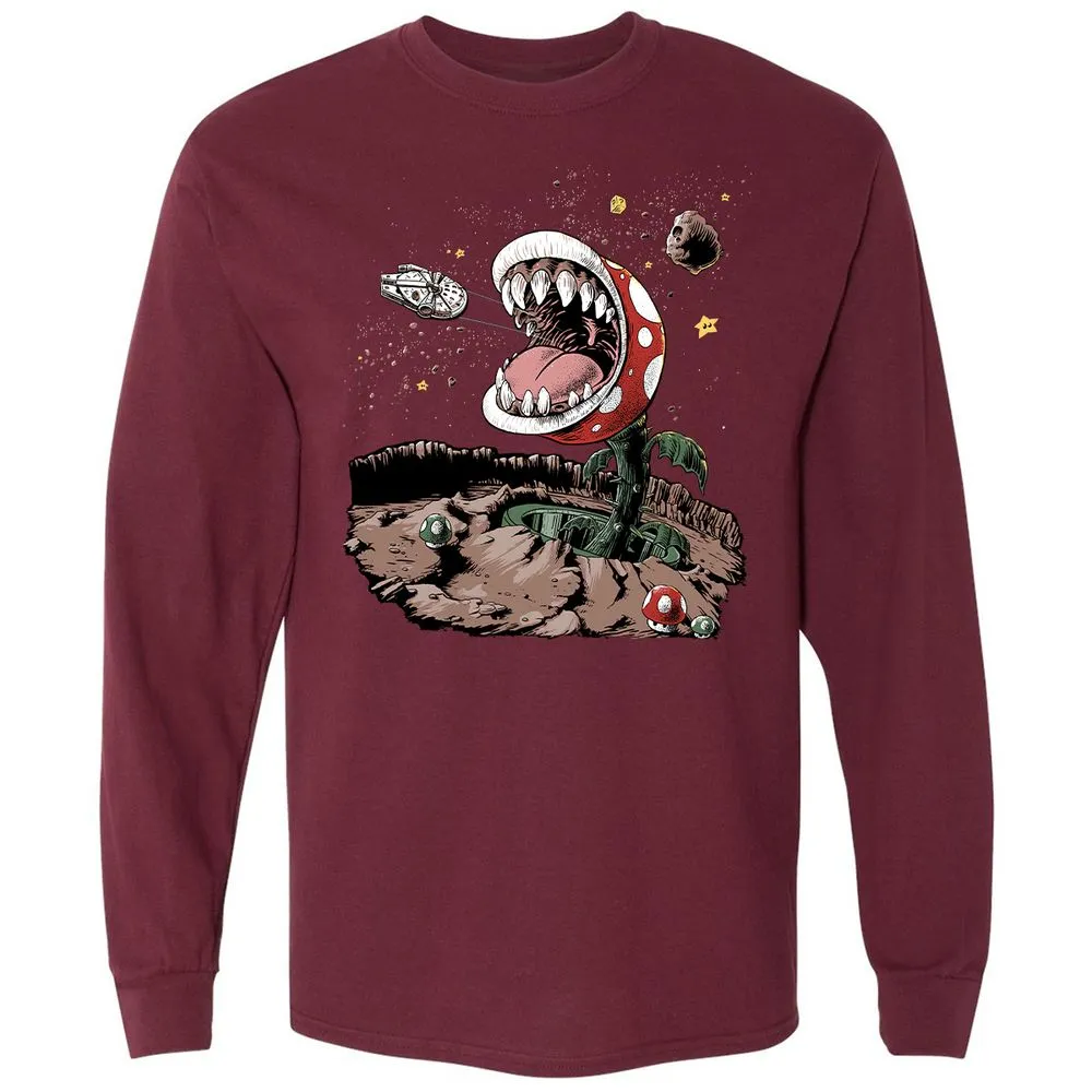 Long Sleeve T-Shirt - H5ALF679 - Maroon - 11