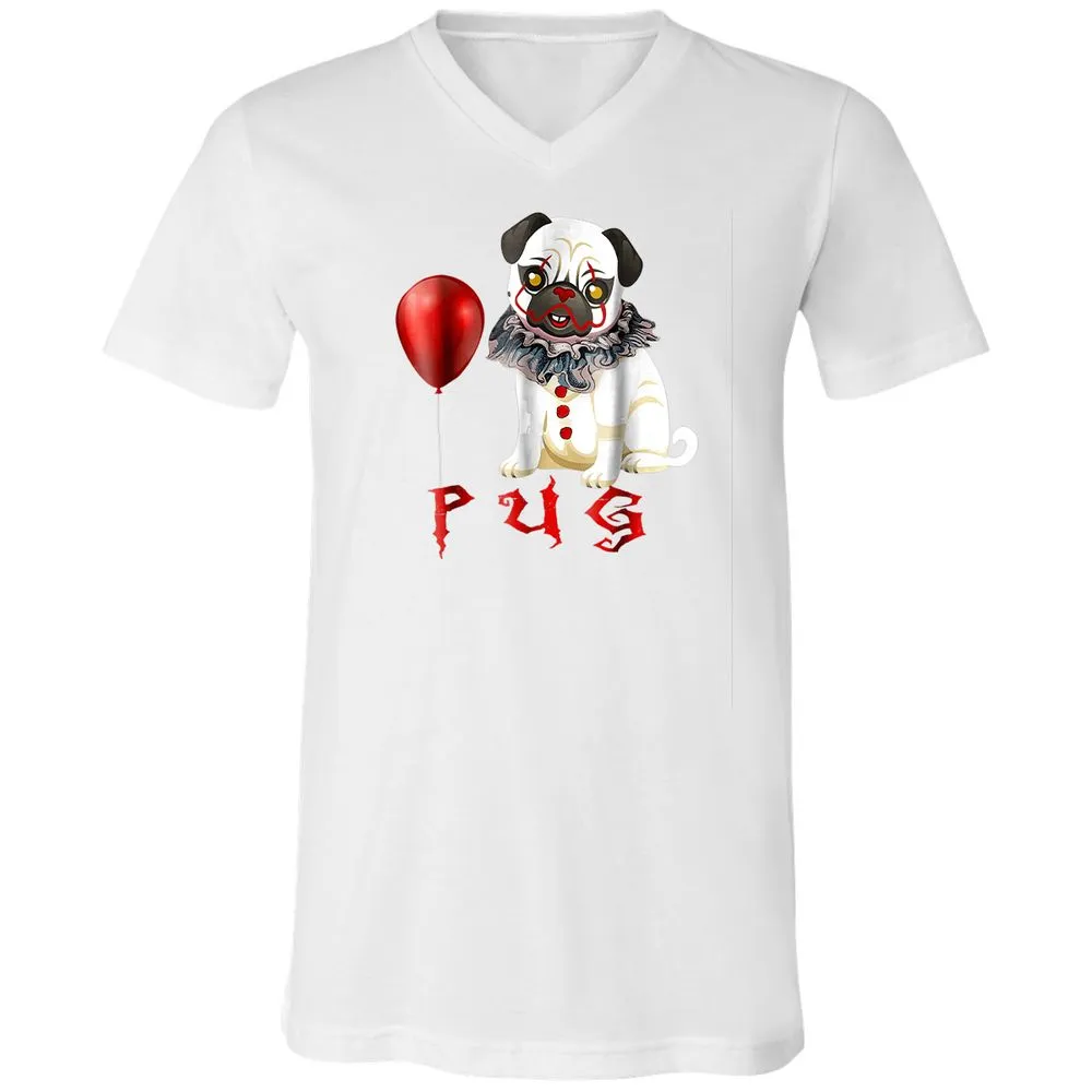 Unisex V-Neck T-Shirt - VYES7U3W - White - 5