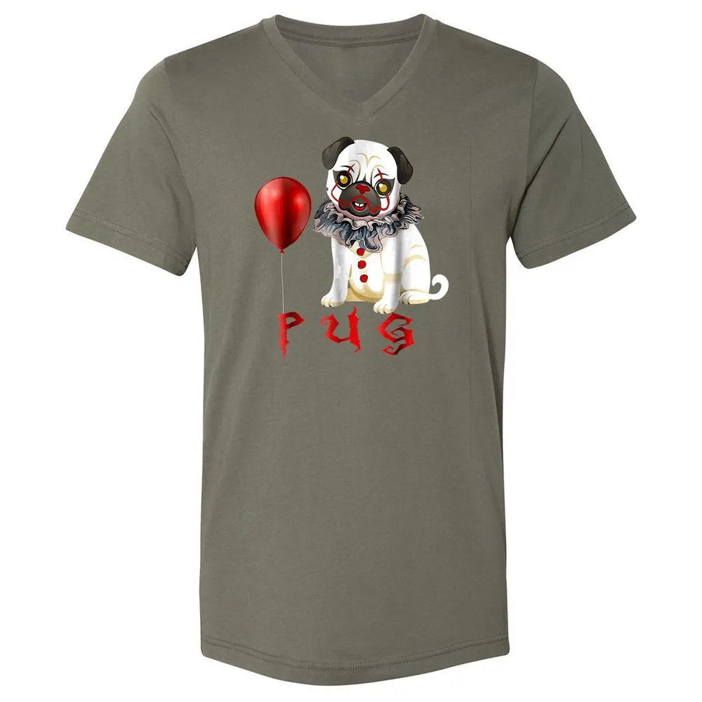 Unisex V-Neck T-Shirt - VYES7U3W - Military Green - 10