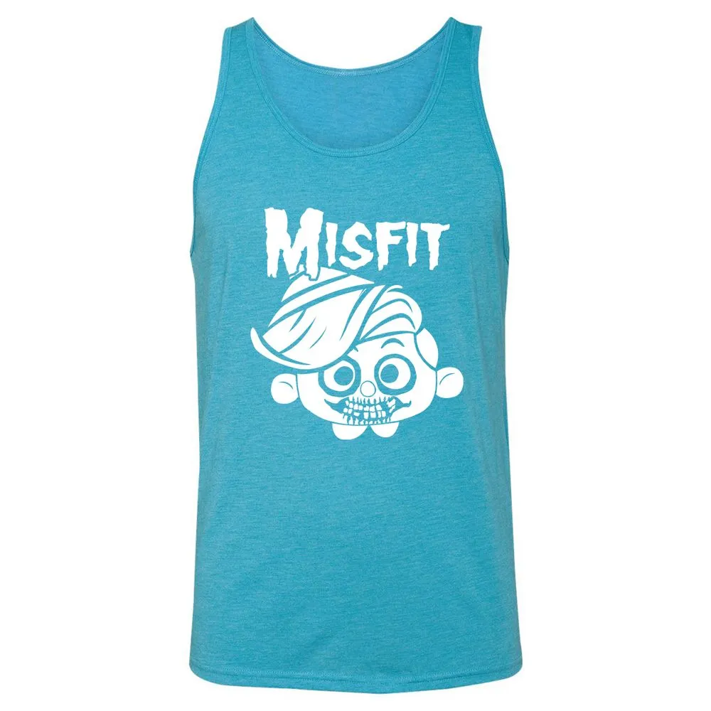 Unisex Jersey Tank - N94U1BNQ - Aqua Triblend - 3