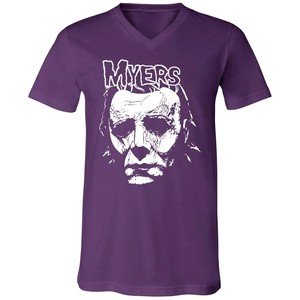 Unisex V-Neck T-Shirt - 5ZD1UXVM - Team Purple - 9