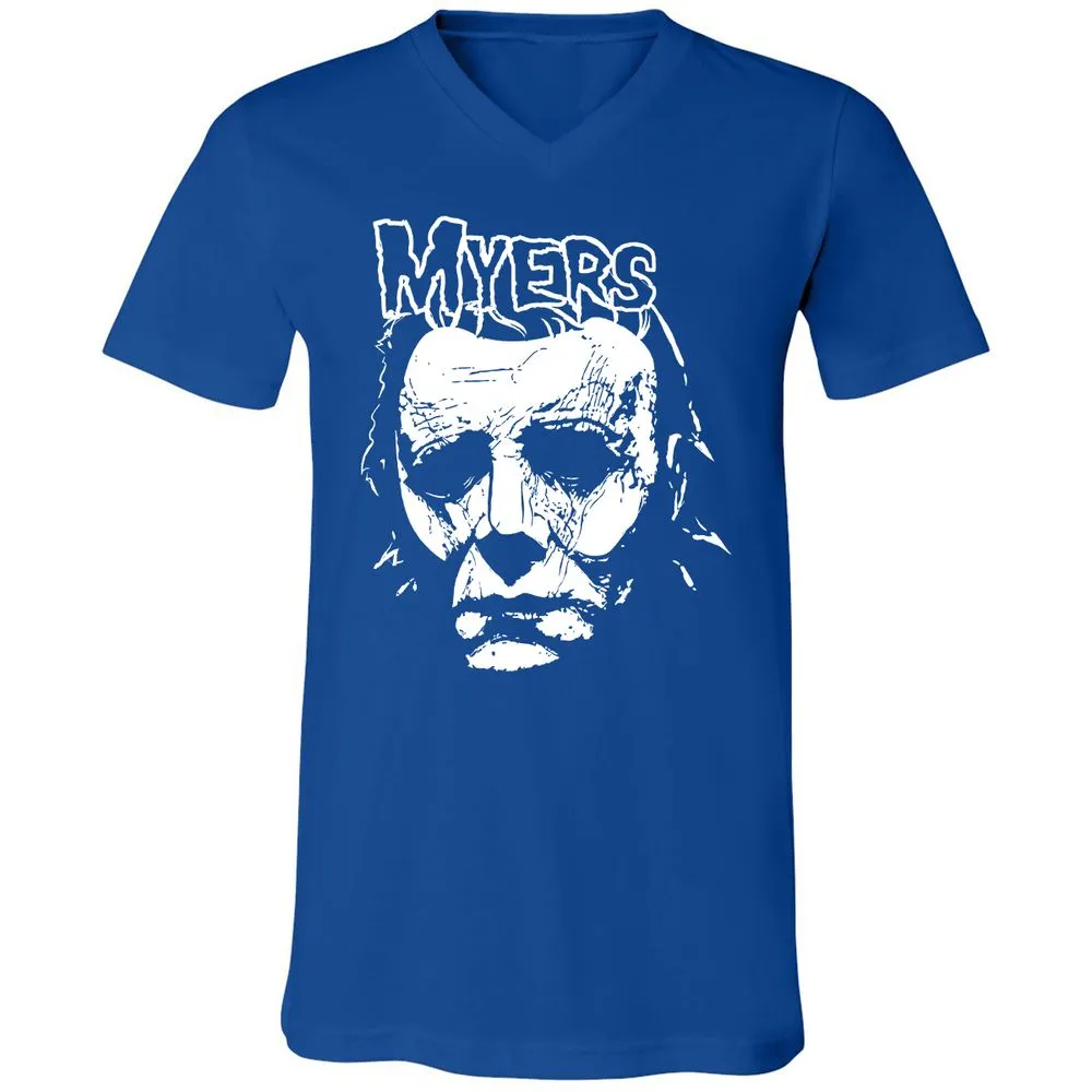 Unisex V-Neck T-Shirt - 5ZD1UXVM - True Royal - 4