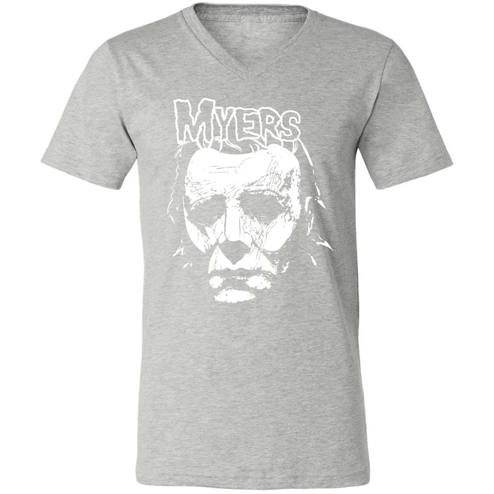 Unisex V-Neck T-Shirt - 5ZD1UXVM - Athletic Heather - 7