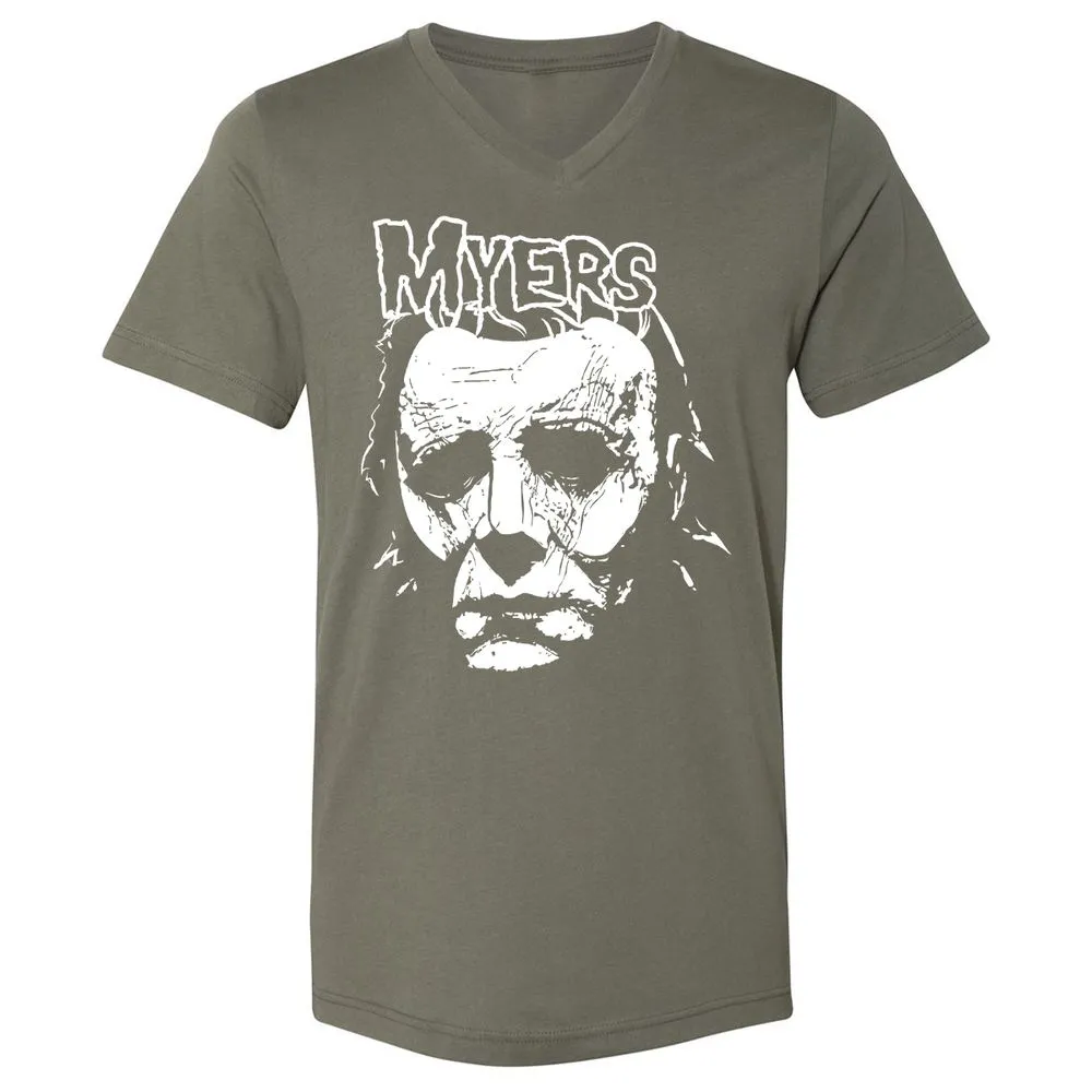 Unisex V-Neck T-Shirt - 5ZD1UXVM - Military Green - 10