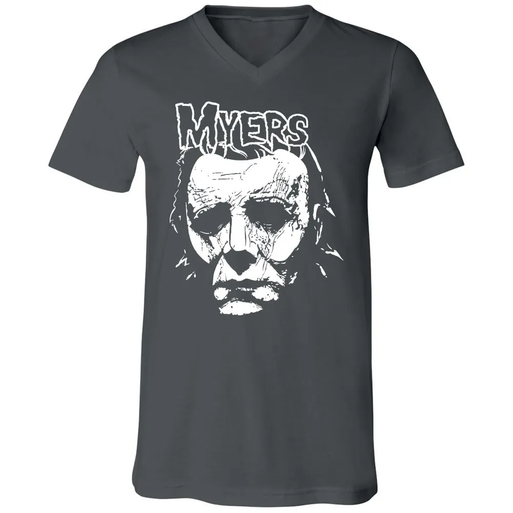 Unisex V-Neck T-Shirt - 5ZD1UXVM - Asphalt - 12