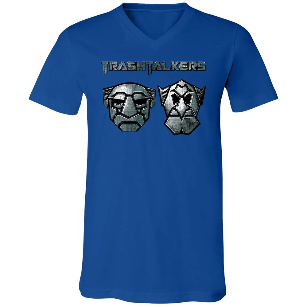 Unisex V-Neck T-Shirt - ANSRUJ11 - True Royal - 4