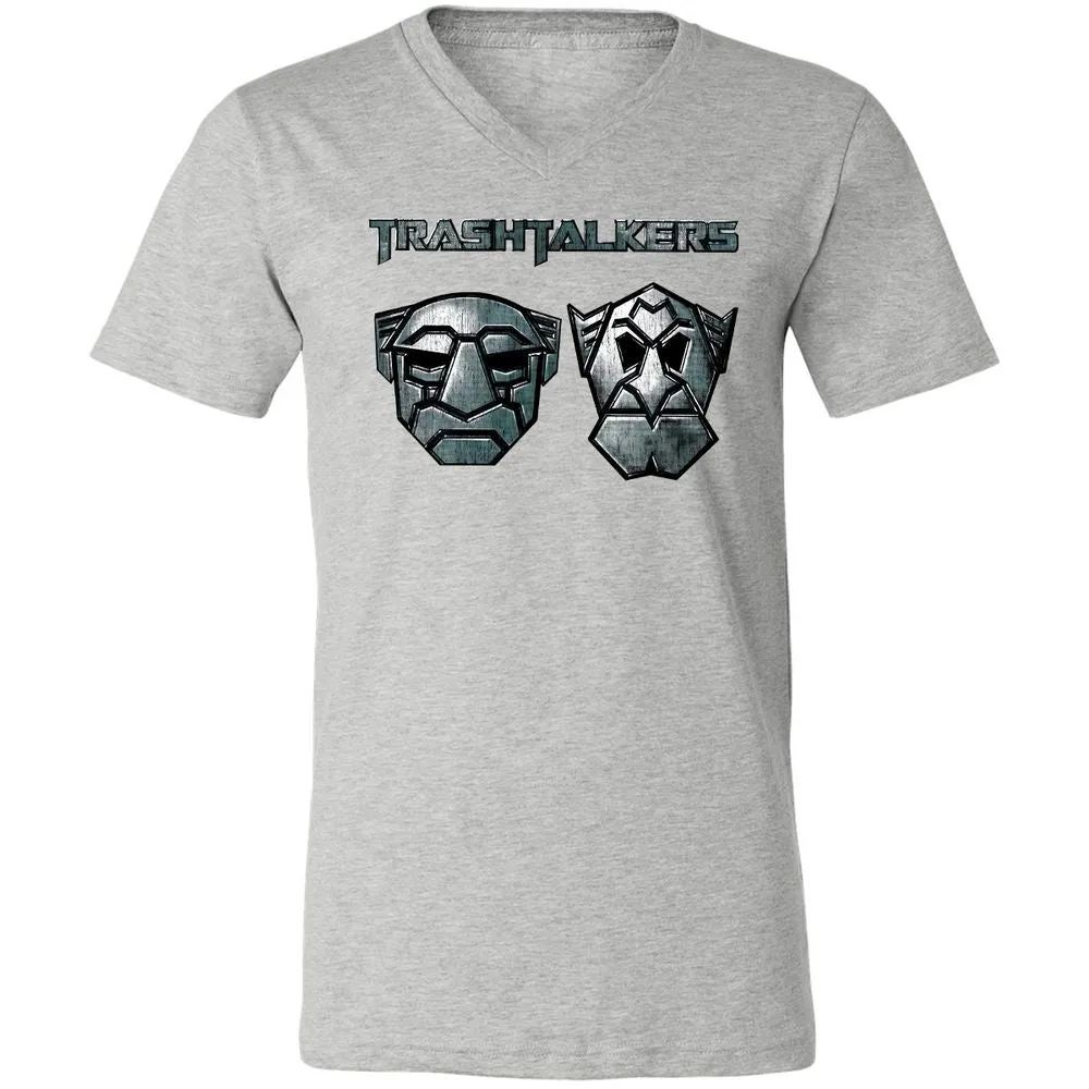 Unisex V-Neck T-Shirt - ANSRUJ11 - Athletic Heather - 7