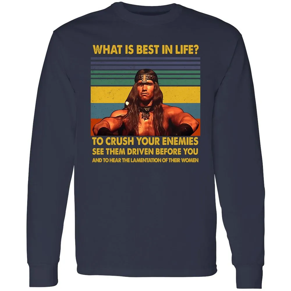 Long Sleeve T-Shirt - 2NCDYFV6 - Navy - 2