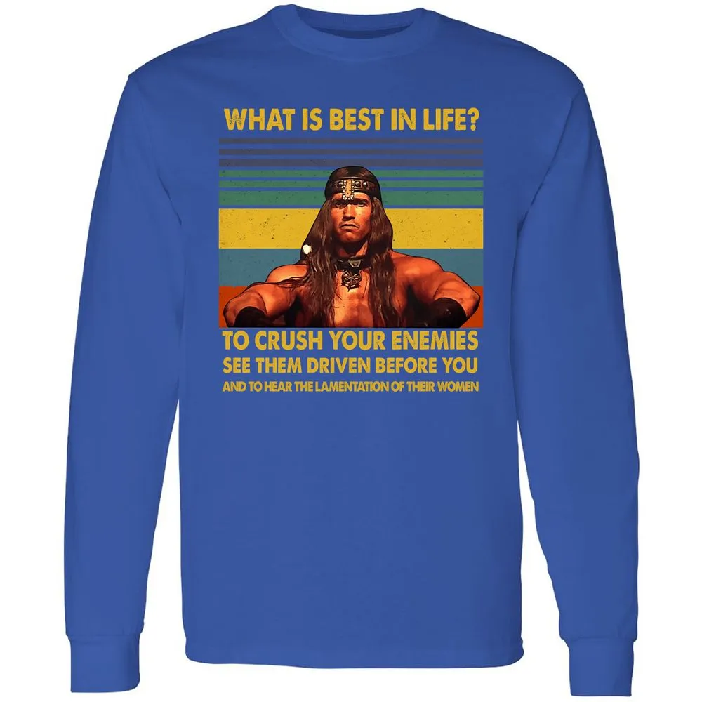 Long Sleeve T-Shirt - 2NCDYFV6 - Royal - 8
