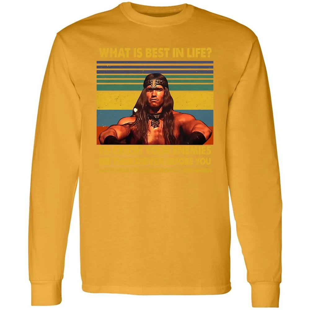 Long Sleeve T-Shirt - 2NCDYFV6 - Gold - 9