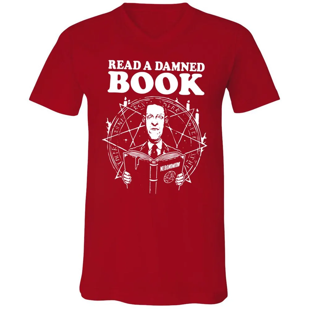 Unisex V-Neck T-Shirt - 1983VH92 - Red - 3