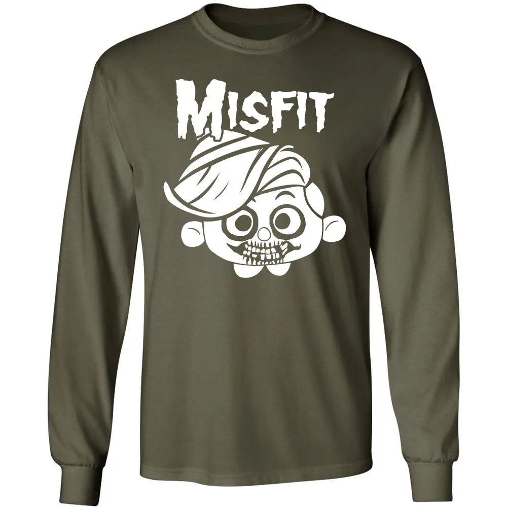 Long Sleeve T-Shirt - CKY2H4NH - Military Green - 16